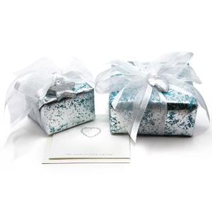Spring Blue Gift Wrap & Card