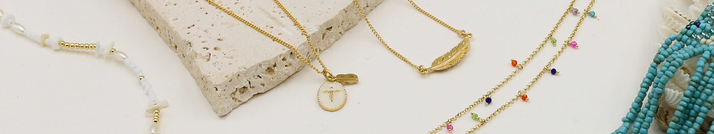 Gold Plated Sterling Silver Necklaces
