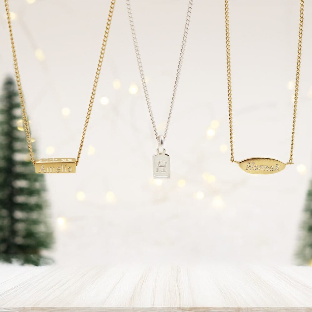 Personalised Tag Silver Necklace
