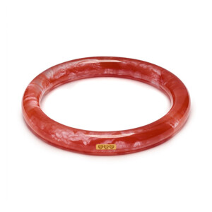 Shadow Resin Bangle - Burnt Orange