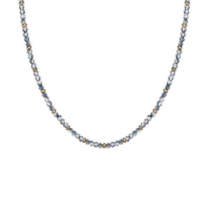 Mini Blisski Gold Plated Necklace - Storm Crystal