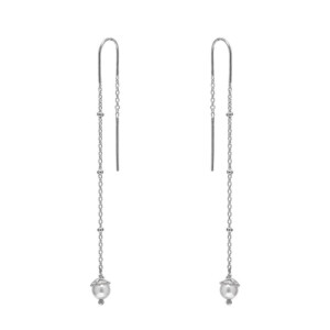 Empress Pearl Silver Earrings
