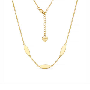 Stepping Stone Gold Plated Necklace