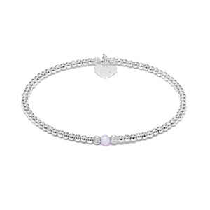 Aster Silver Bracelet - Opalite Moonstone
