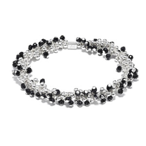 Gotri Silver Bracelet - Black Onyx