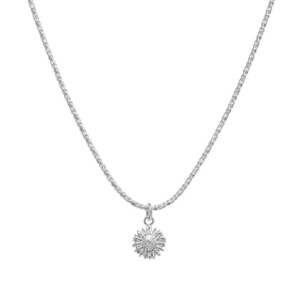 Outlet Sunflower Silver Necklace