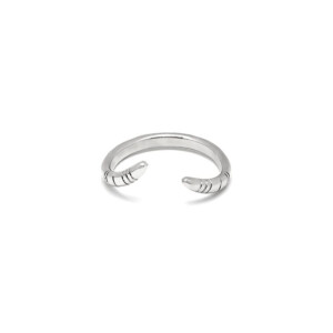 Outlet NU & MII Tusk Silver Ring