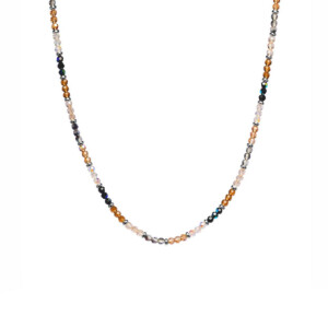 Shimmer 925 Sterling Silver Crystal Necklace