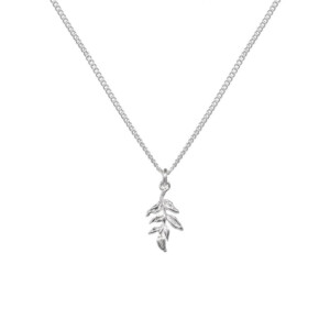 Leaf Silver Necklace