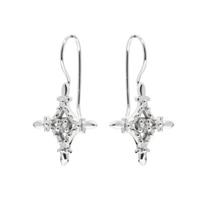 Soirée Silver Earrings