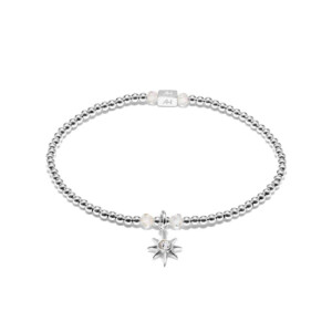 Blissful Astra Silver Charm Bracelet
