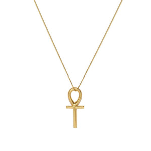 Outlet Ankh Cross Gold Necklace