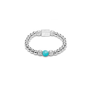 Aster Silver Ring - Turquoise