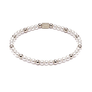 Pearls of Wisdom Silver Bracelet