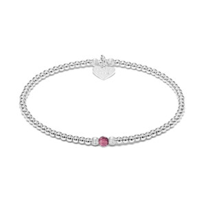 Aster Silver Bracelet - Amethyst
