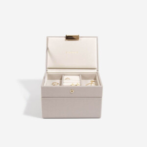 Stackers Taupe Mini Jewellery Box Set of 2