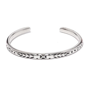 42 Men's Signature Silver Cuff