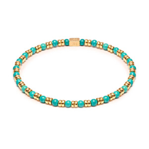 Joy Turquoise Gold Plated Bracelet