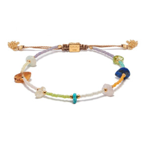 Rainbow Gold Friendship Bracelet