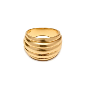 NU & MII Radiance Gold Plated Ring