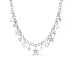 Celeste Silver Charm Necklace