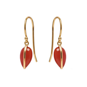 Imogen Gold-Plated Hook Earrings - Choice of Colour