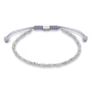 Labradorite Silver Friendship Bracelet