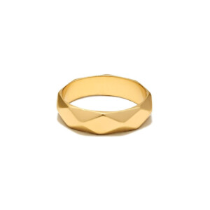 NU & MII Grace Gold Plated Ring