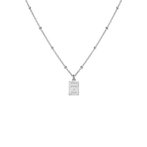 Outlet Mind, Body & Soul Silver Necklace