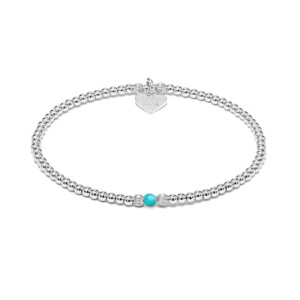 Aster Silver Bracelet - Turquoise