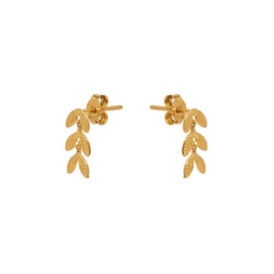 NU & MII Mini Flora Gold Plated Earrings