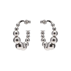 Josephine 925 Sterling Silver Hoop Earrings
