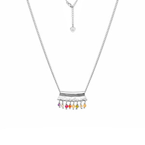 Harlequin Silver Necklace