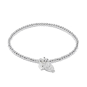 Santeenie Silver Charm Bracelet - Owl