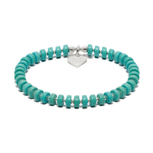 Outlet Turquoise Disco Silver Bracelet