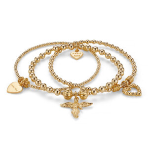 Mini Santi Gold Plated Stack