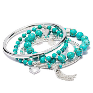 Lima Turquoise Bracelet Stack