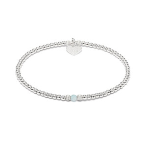 Aster Silver Bracelet - Ocean Agate