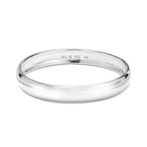 NU & MII Ava Silver Bangle