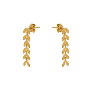 Outlet NU & MII Flora Gold Plated Earrings