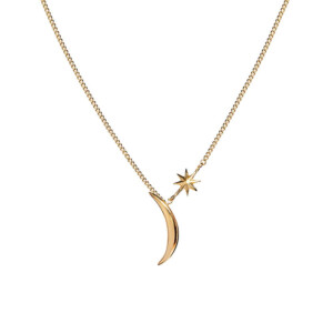 Luna Star Gold Plated Necklace