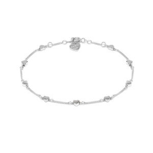 Myriad of Hearts Silver Charm Bracelet