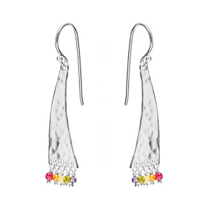 Harlequin Silver Earrings