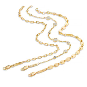 Liv Bentley Selene Gold Plated Bracelet Stack