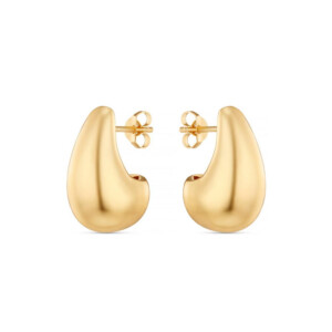 Liv Bentley Teardrop Midi Gold Plated Stud Earrings