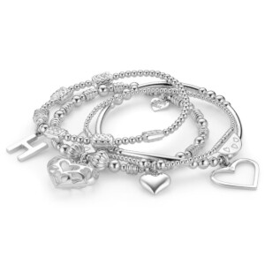 Inti Hearts Silver Stack