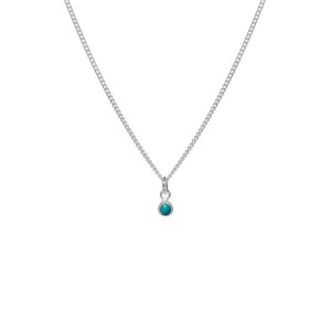 Itsy Bitsy Turquoise Silver Necklace