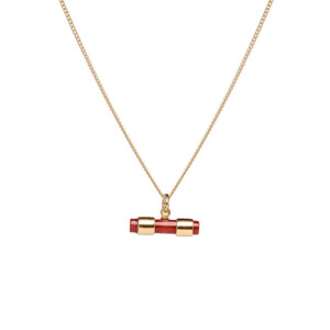Spirit T-Bar Gold-Plated Chain Necklace - Choice of Colour