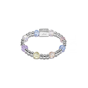 Mirage Pastel Silver Ring