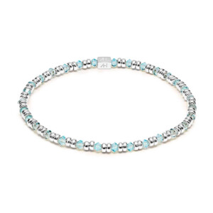 Joy Crystal Silver Bracelet - Sky